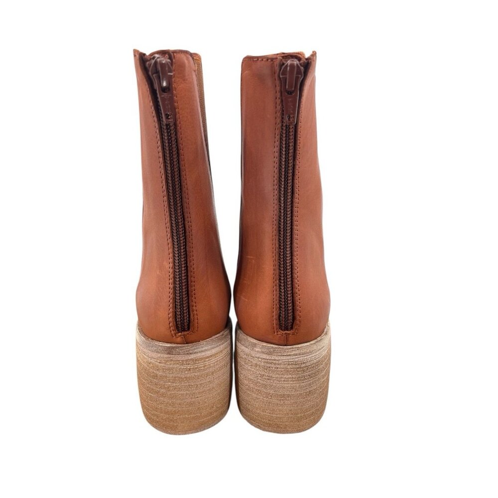FREE PEOPLE Women's Whiskey Brown Essential Chelsea Boot NIB Size 36 - Picture 4 of 9
